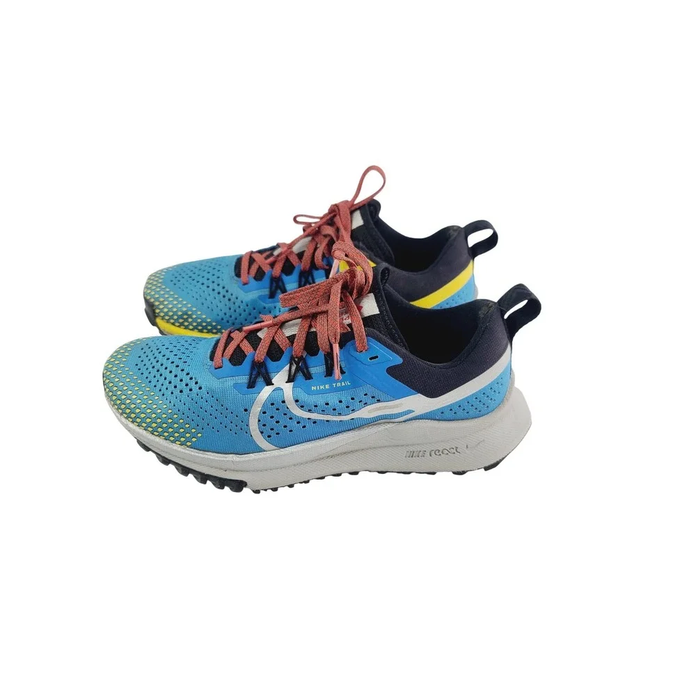 Nike‎ Mesh & Synthetic Trail Running Shoes Sneakers Men's Size 7.5 Blue Color